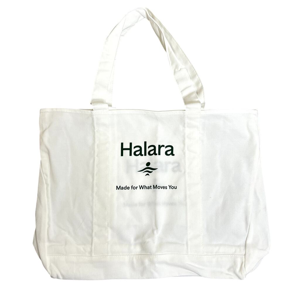 Halara White Athletic Tote Bag